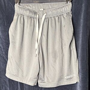 Aeropostale Light Gray Athletic Shorts